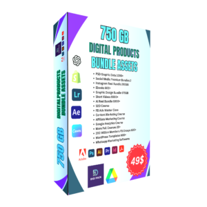 750GB Digital Product Bundle Assets
